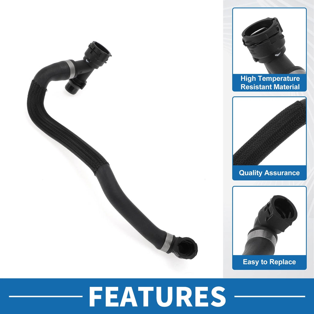 Engine Radiator Hose No. 64219363338 for BMW 230i (2017–2020) Rubber Black