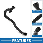Engine Radiator Hose No. 64219363338 for BMW 230i (2017–2020) Rubber Black
