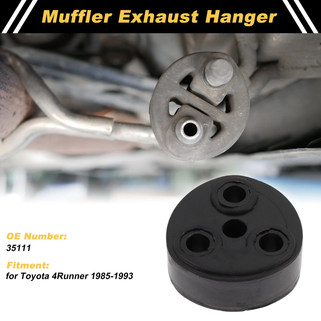 Muffler Exhaust Hanger for Toyota 4Runner (1985–1993) No. 35111 Black 1 Pc