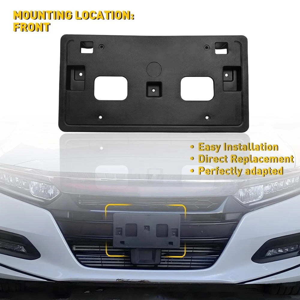 Front License Plate Holder Bracket for Honda Accord 4dr (2018–2022) HO1068127