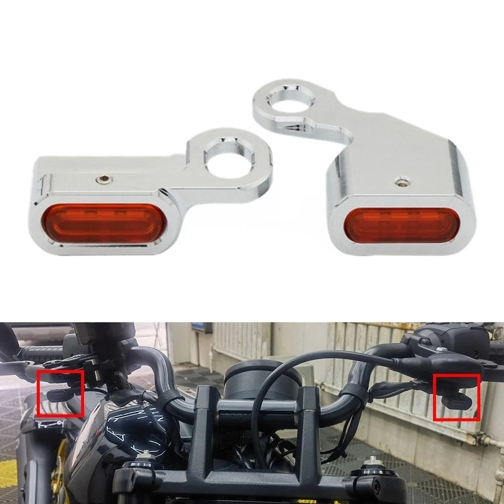2X Mini LED Front Turn Signals for Harley Sportster S 1250 (2021–2023)