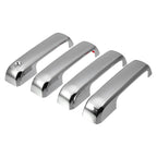 Top Half Mirror Cover Cap + Door Handle Cover for Ford F150 (2015–2023) Chrome