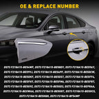 Chrome Front Driver Left Side Exterior Door Handle Cover for Ford Fusion (2013–2020)