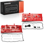 2X Red Engine Valve Covers with Gaskets for Nissan 
