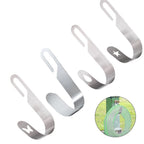 Wall Mounted Hose Holder for Organized Outdoor Spaces (Stainless Steel)