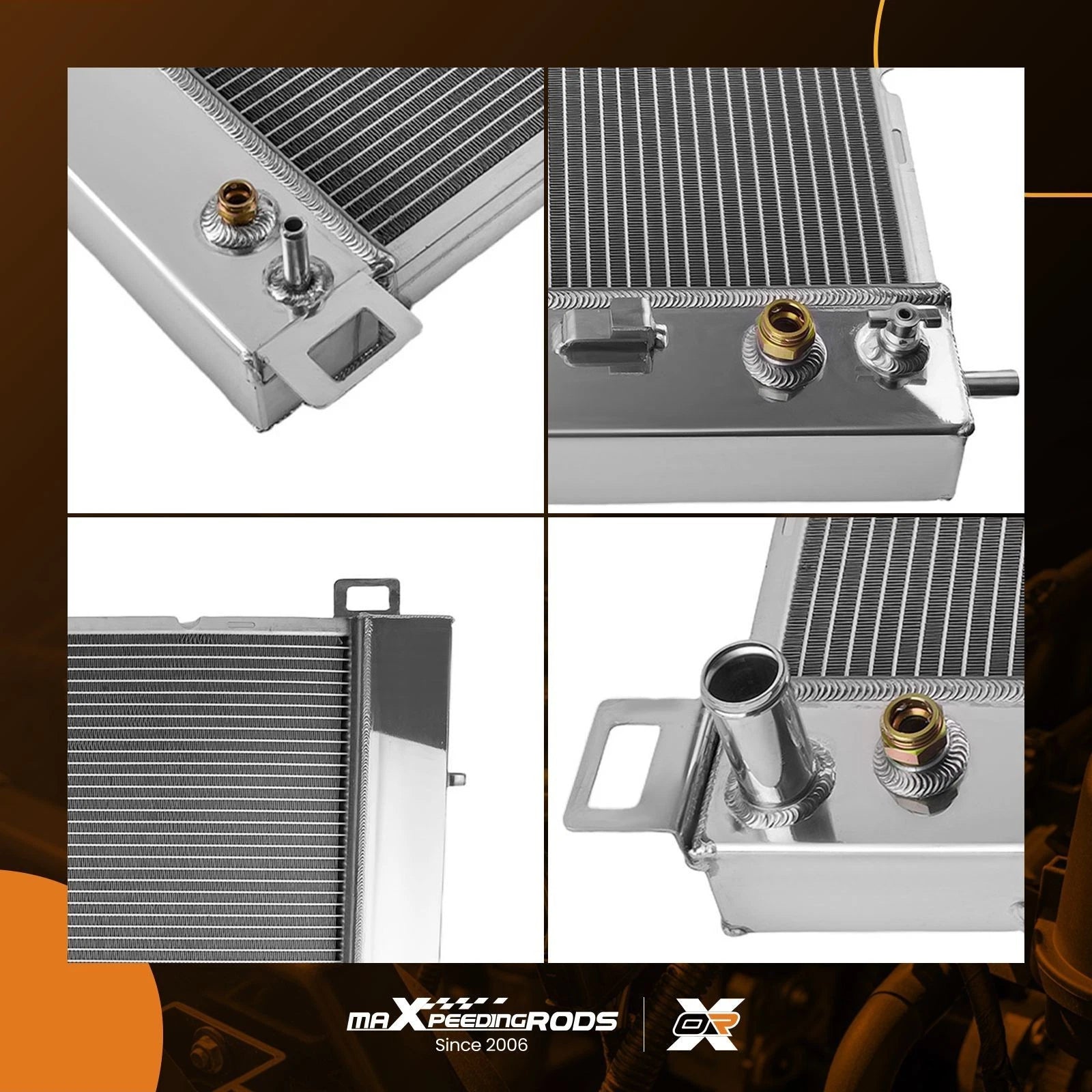 Aluminum Radiator for Chevrolet Silverado GMC Sierra (1999–2013)