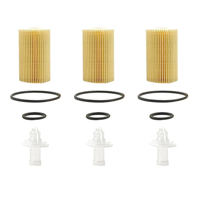 3X Oil Filter for Lexus IS500, Toyota Tundra, Land Cruiser (2007–2023) - Wix 57041
