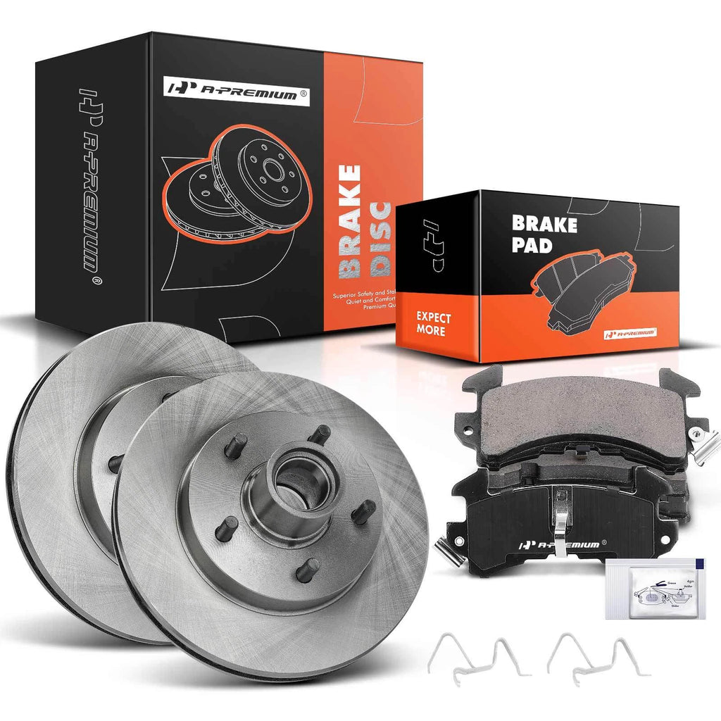 Front Disc Brake Rotors & Ceramic Pads for Chevy Blazer (1995–1997)