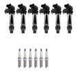 Set of 6 NGK Ignition Coils & Platinum Spark Plugs for Camaro Traverse Terrain (V6)