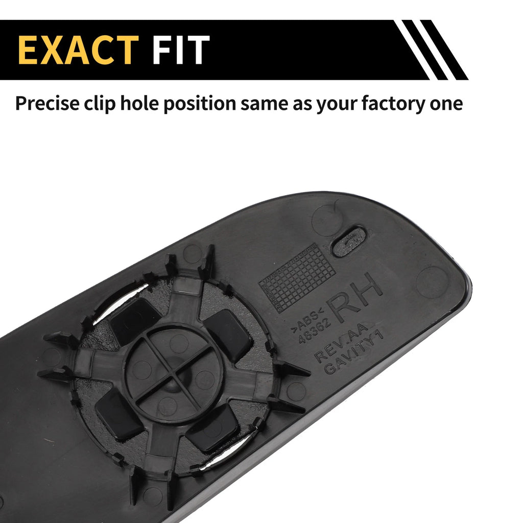 Right Mirror Glass Replacement for Dodge Ram 1500 (No. 68079362AA)