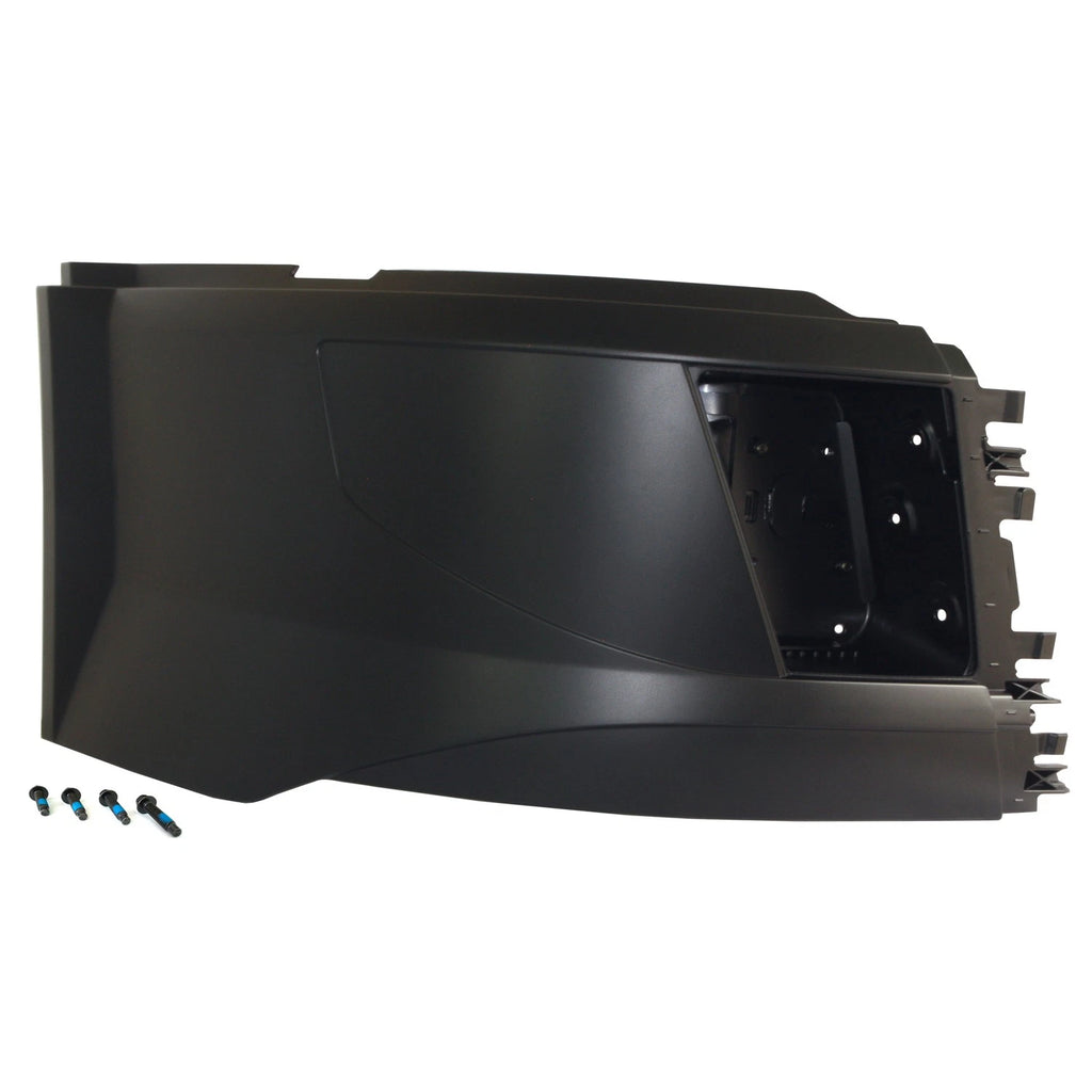 Replacement Plastic Passenger Side Front Bumper Corner w/Fog Lamp Hole