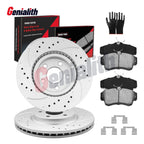Front Drilled Brake Rotors & Ceramic Pads for PT Cruiser (2001–2010)