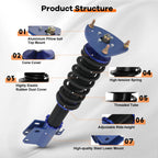 Coilovers for Scion XB (2004–2006) Adjustable Height Suspension Kit