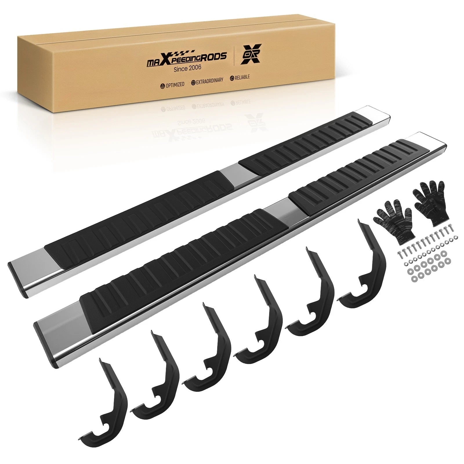 Running Boards Side Steps for Silverado Sierra 1500-3500 HD (2019–2026)