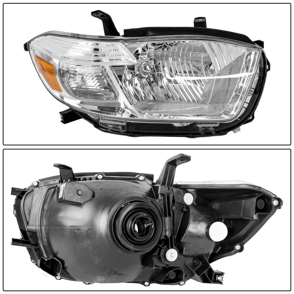 Pair Headlights for Toyota Highlander (2008-2010)