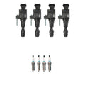 Set of 4 Ignition Coils & Spark Plugs for Equinox Terrain L4 (2010–2017)