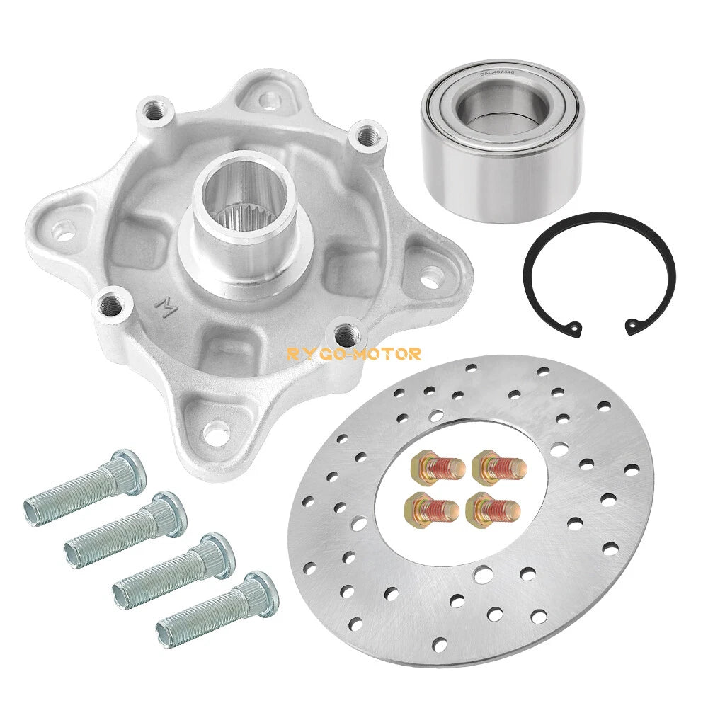 Rear Wheel Hub Bearing Brake Rotor Studs Kit for Polaris Ranger (2006–2021)