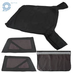 Replacement Black Soft Top with Tinted Rear Window for Jeep Wrangler (2007–2009)