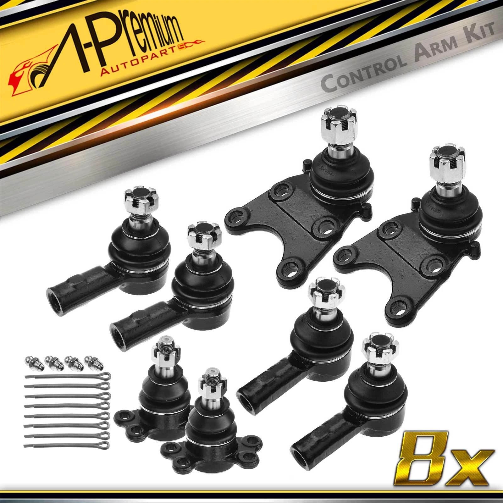 8x Front Tie Rod End Ball Joint for Honda Passport (1994–1995)
