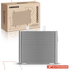 A/C Condenser with Bracket for BMW 325i 318i M3 E30 (1987–1993)