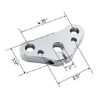 Chrome Triple Tree Top Clamp for Harley Heritage Springer FLSTS/I (1997–2003)
