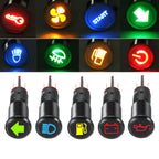 12V 16mm LED Dash Panel Indicator Light for Car Boat
