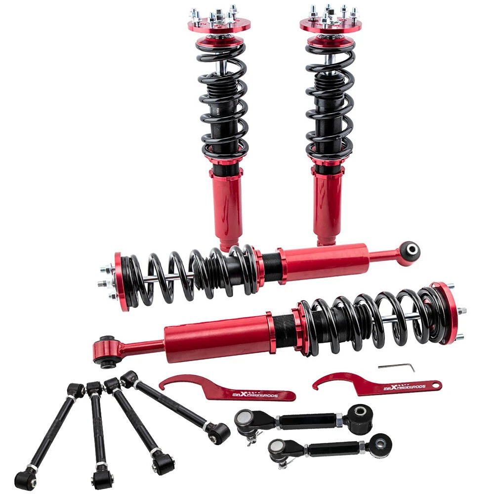 Adjustable Coilover Suspension & Rear Camber Arms Kit for Acura TSX (2004–2008)