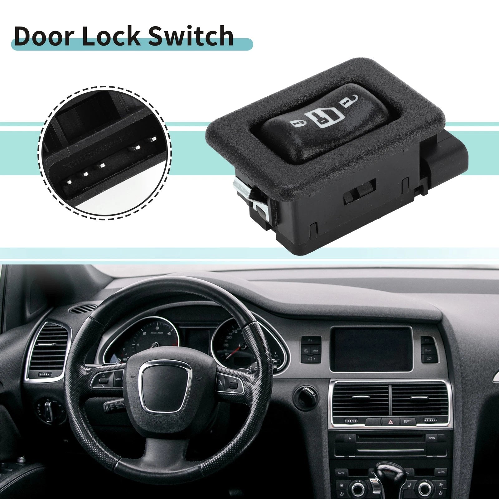 Door Lock Switch for Chevrolet Silverado 1500, GMC Sierra 1500 (2003–2006)