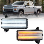 LED Sequential Mirror Turn Signal Light for Chevy/GMC 2500HD/3500HD (2020–2024)