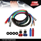 15FT 3-in-1 Air Line Hose Assembly for Semi Truck/Tractor (Universal)