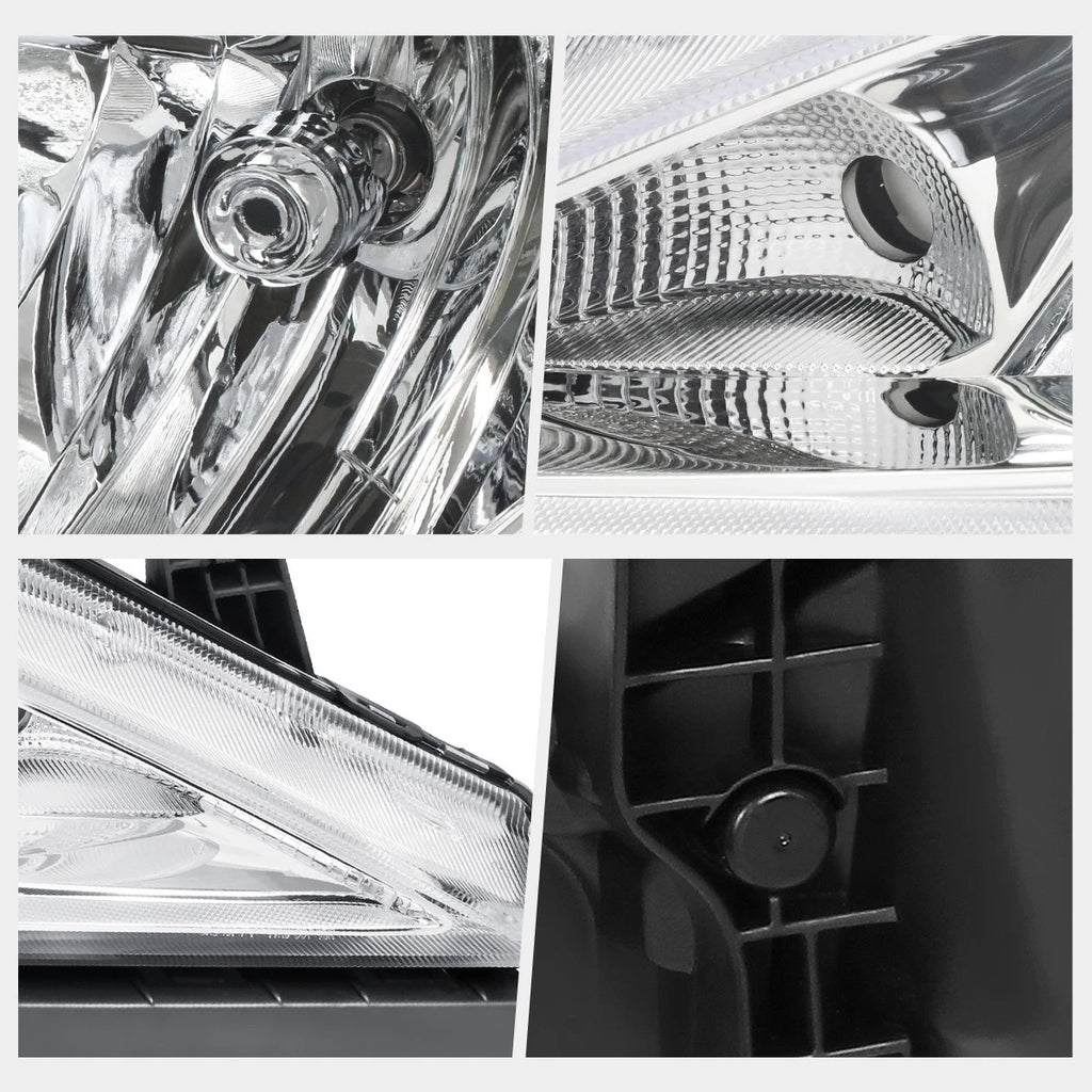 Headlight Lamps for Chrysler Pacifica Voyager (2017–2023) Chrome/Clear