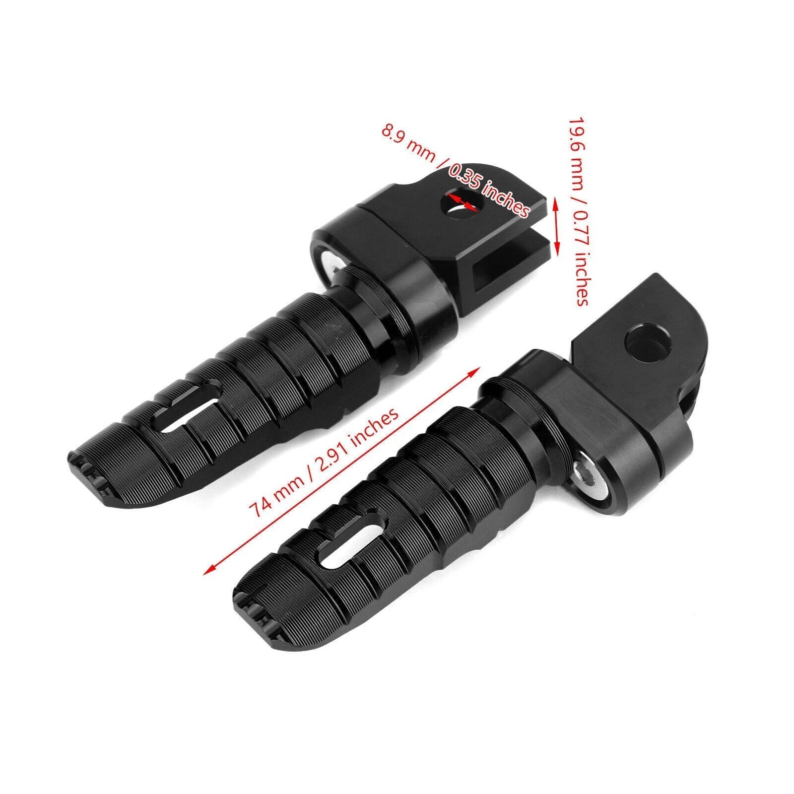 Front Footrests Foot Pegs for Yamaha FZ-07 FZ-09 FJ-09 FZ-10 XSR 700 900 FZ8 (2013–2020)