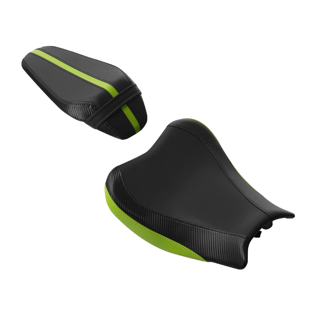 Driver & Passenger Seats for Kawasaki Z900 (2017–2023) - Black Green