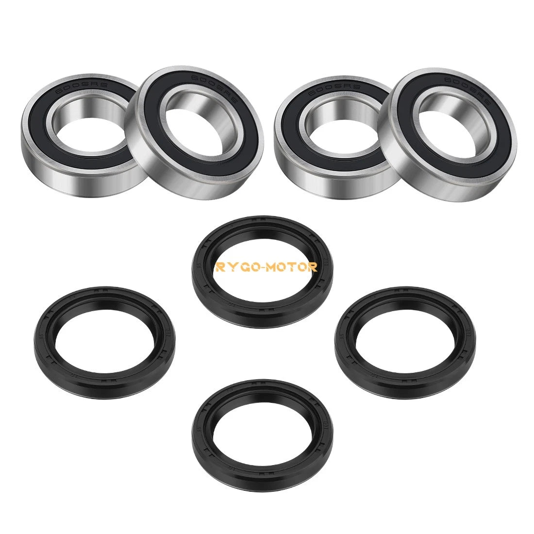 Set of 2 Front Wheel Bearings Seal for Kawasaki Mule 3000–4010