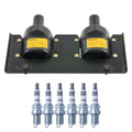 Ignition Coil & NGK 6 Iridium IX Spark Plug Kit for 911 XC90 XJ6 330i H6 L6