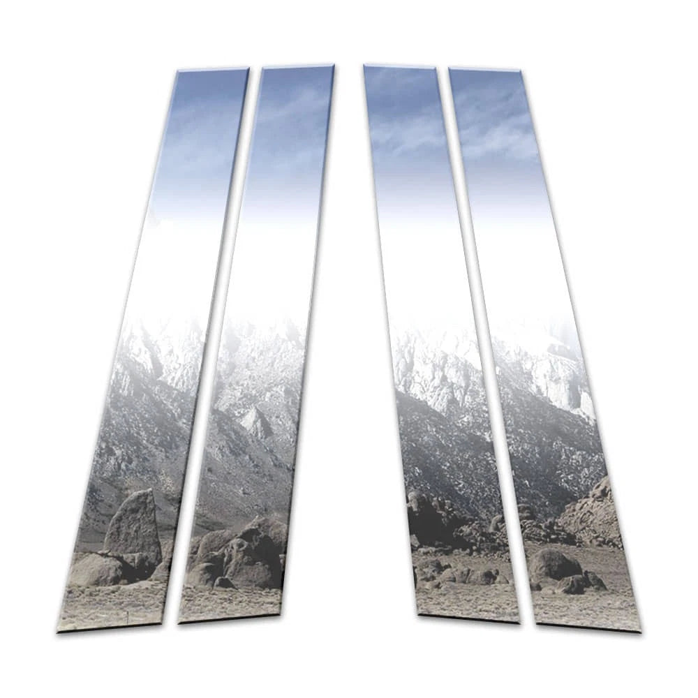 Diamond Grade 4pc Stainless Steel Pillar Post Covers for 2014-2018 Toyota Rav4