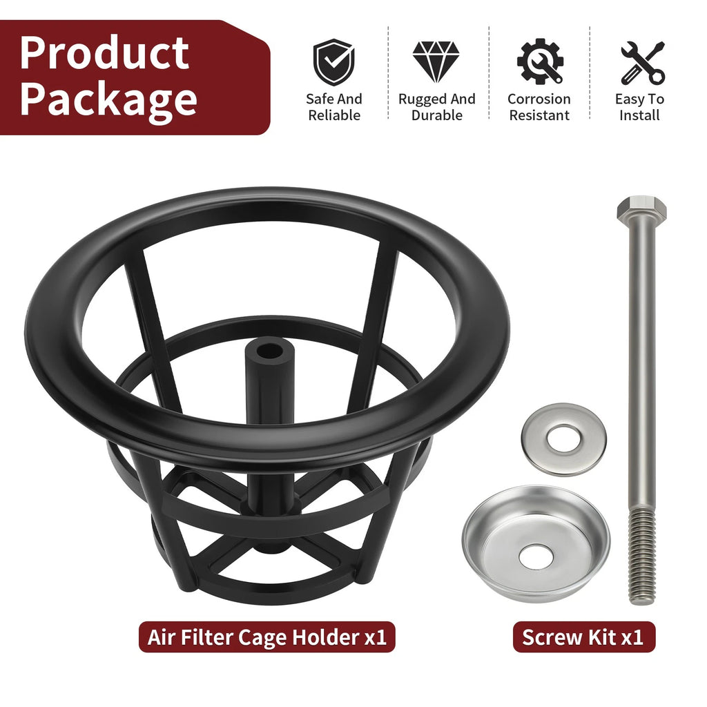 Air Filter Cage Holder Set with Hardware for Yamaha YZ80 (1993–2001)