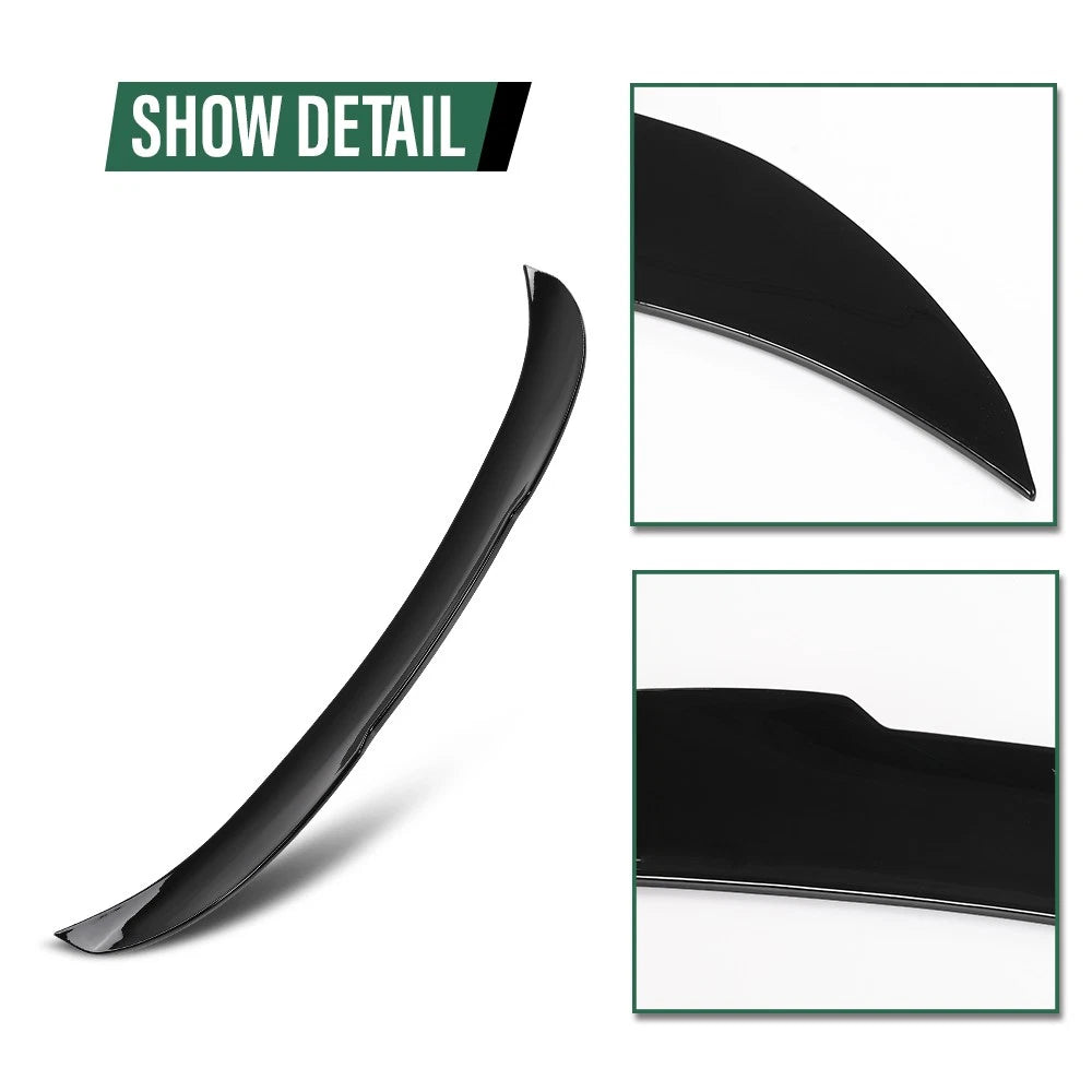 Rear Trunk Spoiler Wing for BMW F10 528i 535i M5 (2011–2017) Gloss Black