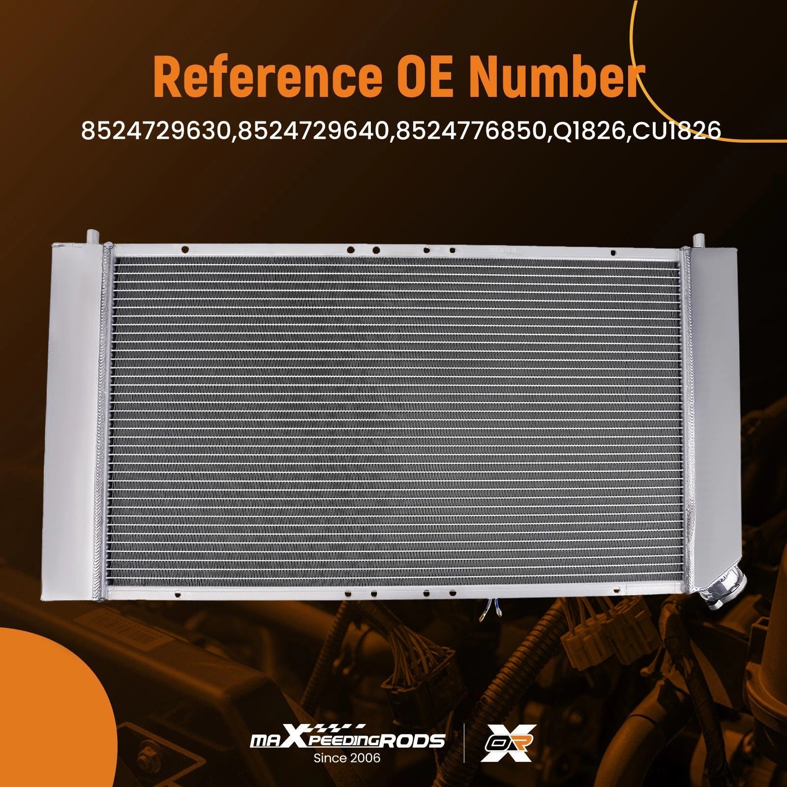 All Aluminum Radiator for Chevy S10/Blazer/GMC Jimmy (1996–2005)