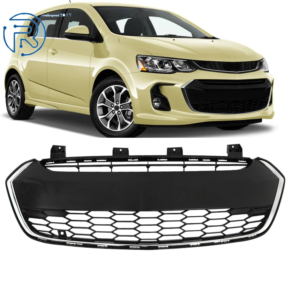 Front Lower Bumper Grille for Chevrolet Sonic (2017–2020) Matte Finish