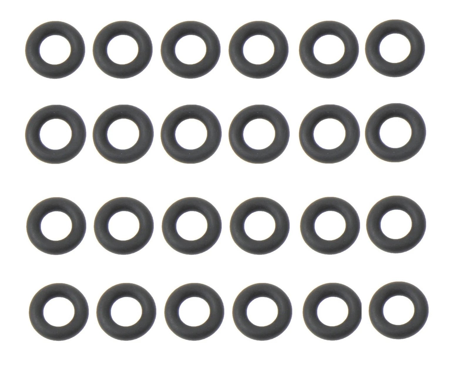 Set of 24 O-Rings for BMW MB Porsche (7.52 X 3.53 mm)