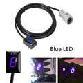 Blue LED Gear Indicator for Suzuki SV650 DL650 DL1000 GSX-R600 VL800 (2003–2023)