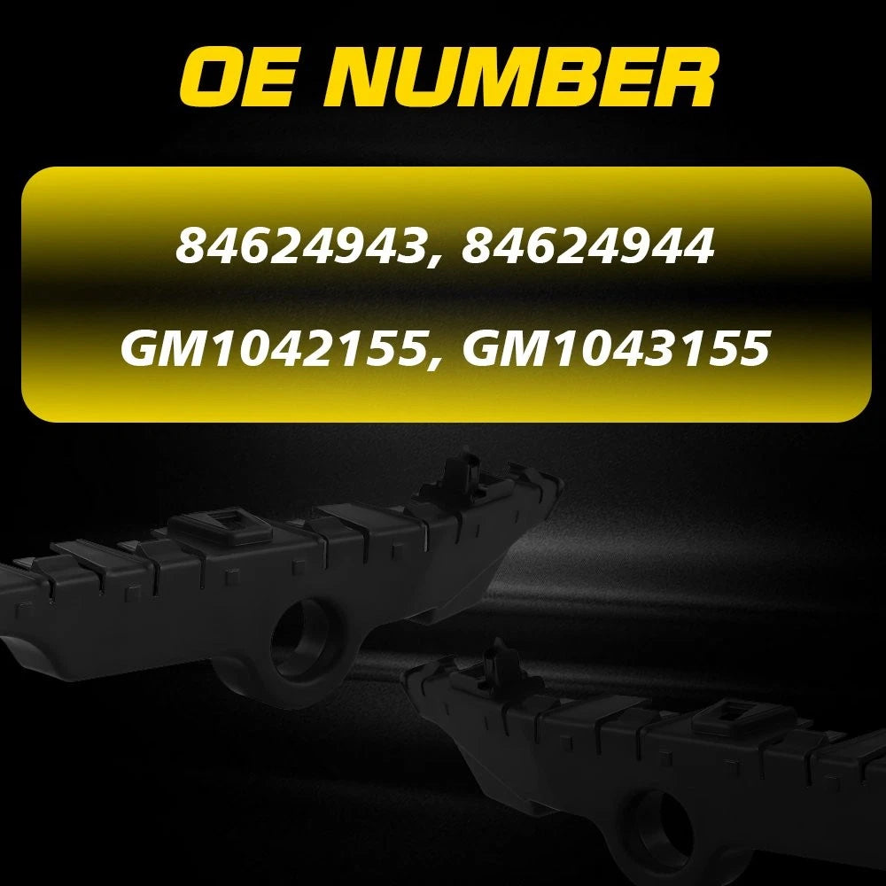 Front Bumper Cover Support Brackets for Chevy Silverado 1500 (2019â2023)