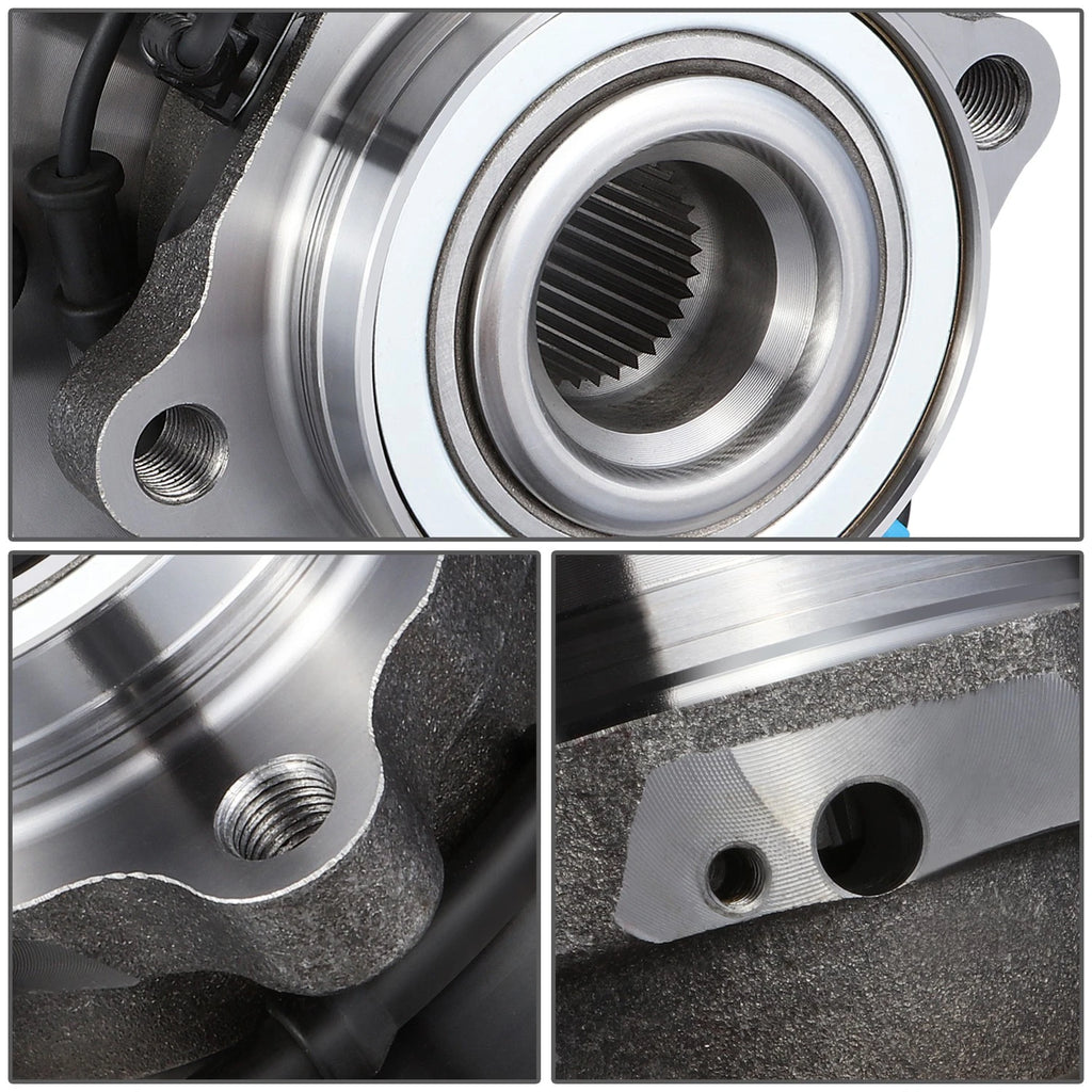 Set of 2 Front Wheel Bearing & Hub for Silverado Sierra 2500HD 3500 (2007–2010)