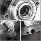 Set of 2 Front Wheel Bearing & Hub for Silverado Sierra 2500HD 3500 (2007–2010)