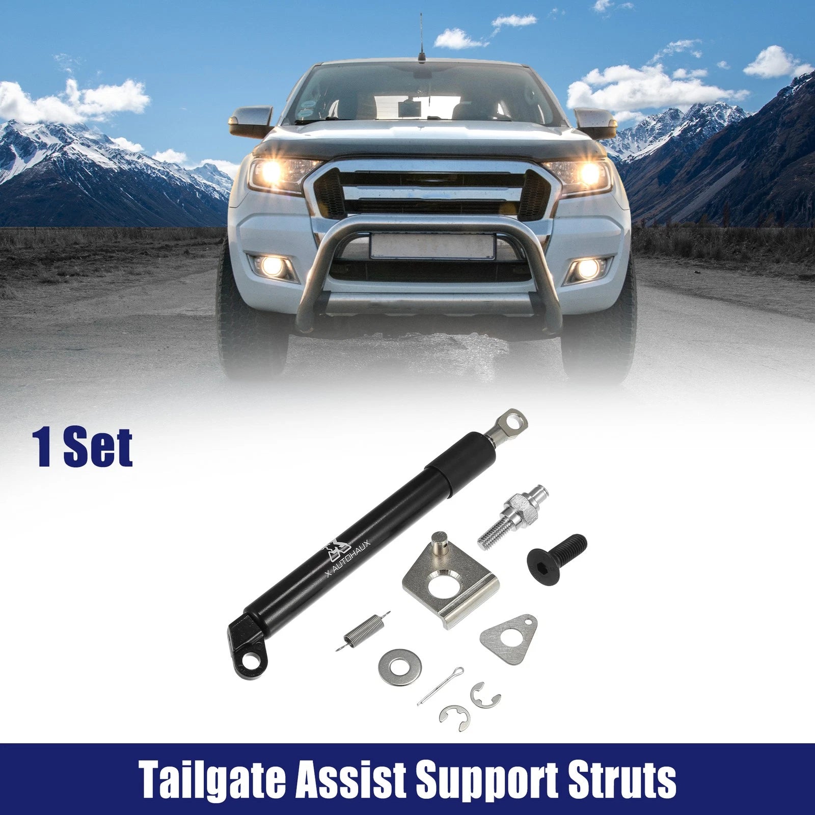Set of 2 Rear Tailgate Lift Support Struts for Ford Ranger 