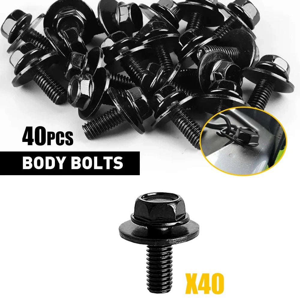 Set of 10 Body Bolts for Ford E-Series (1992–2014)