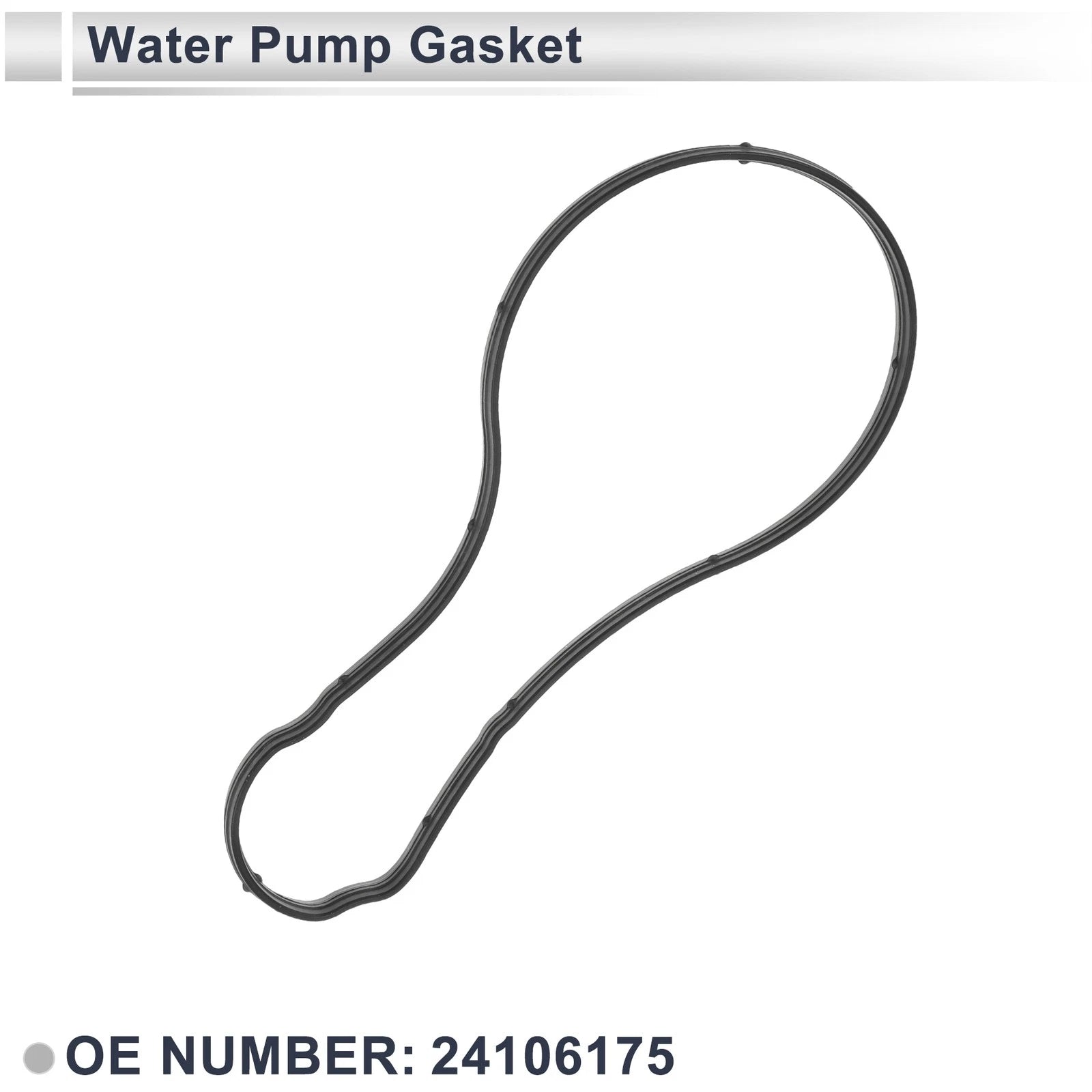 Water Pump Gasket No. 24106175 for Chevrolet Sail 3 (2013–2019) Rubber 1Pc