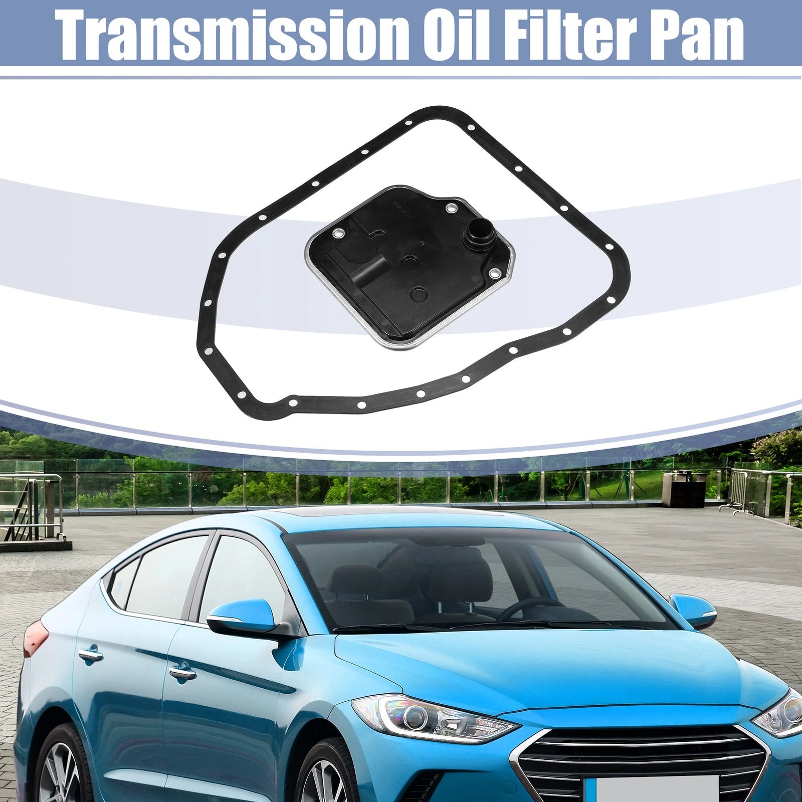 Set of 1 Transmission Filter Oil Pan Gasket for Hyundai Elantra  46321-23001