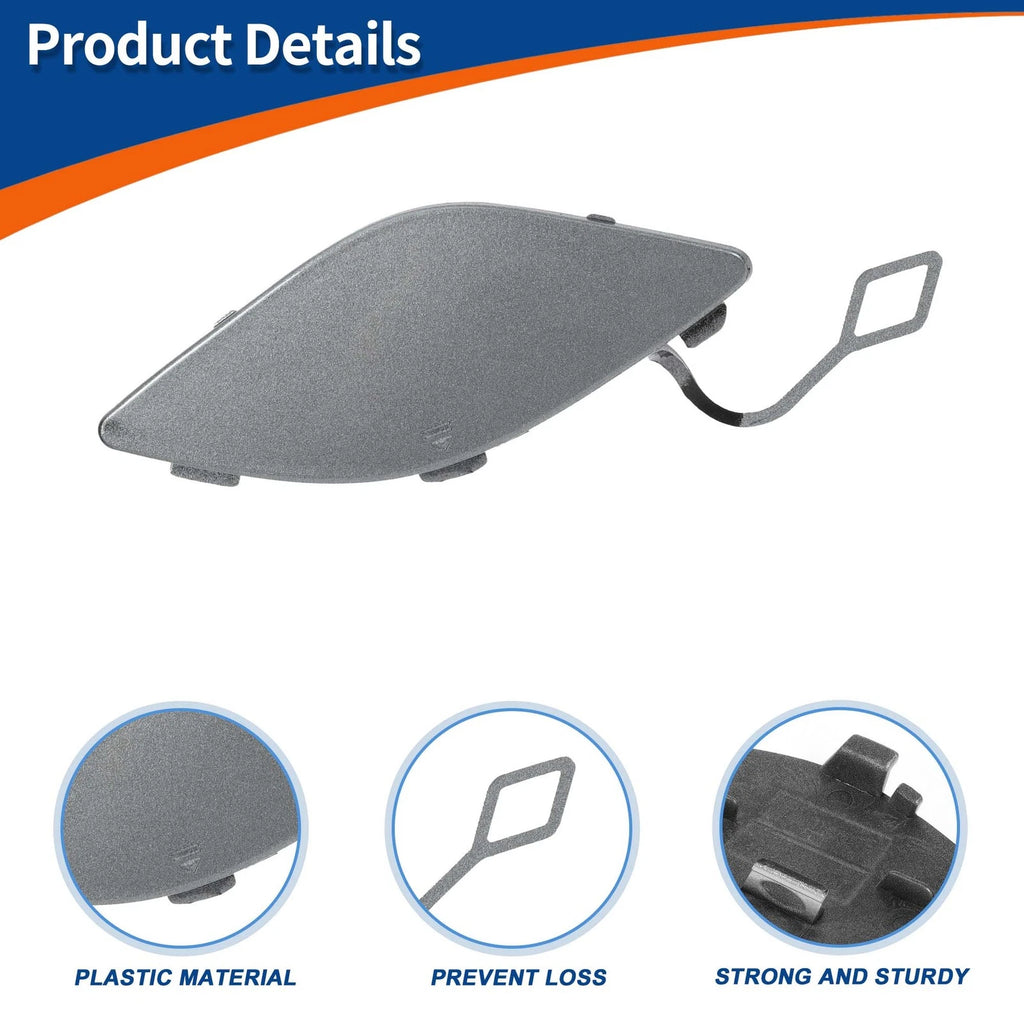 Tow Hook Cover for Mercedes-Benz (A2078850123) (2012–2015) Dark Silver